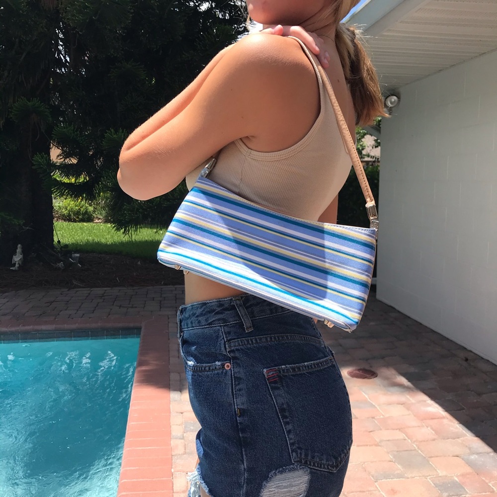 Adorable Striped Clutch